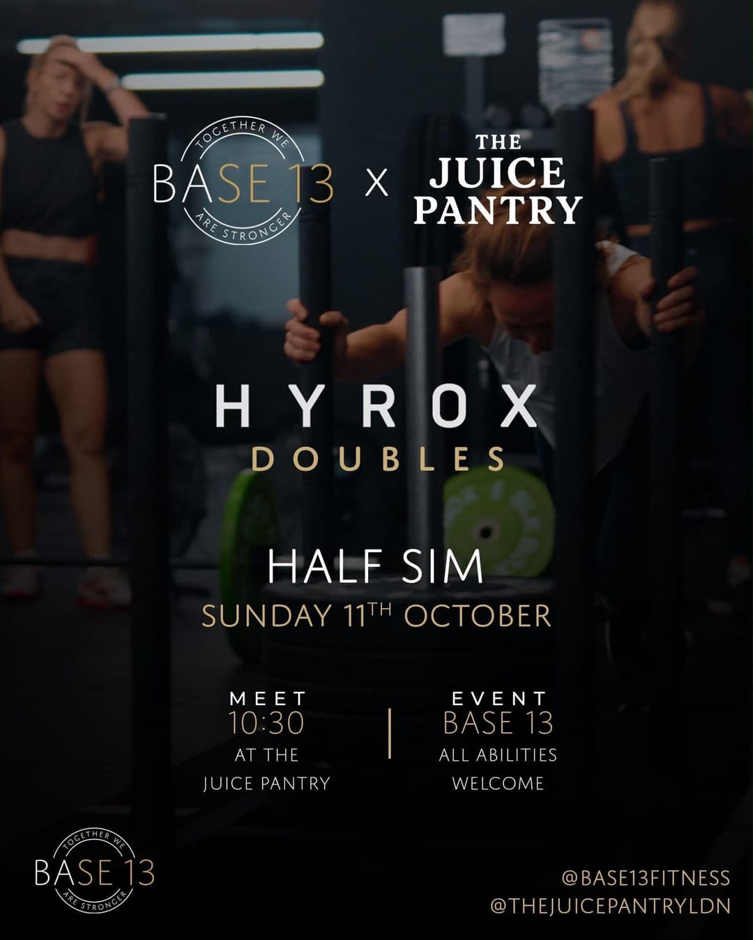 The juice pantry &amp; base 13 hyrox collab image